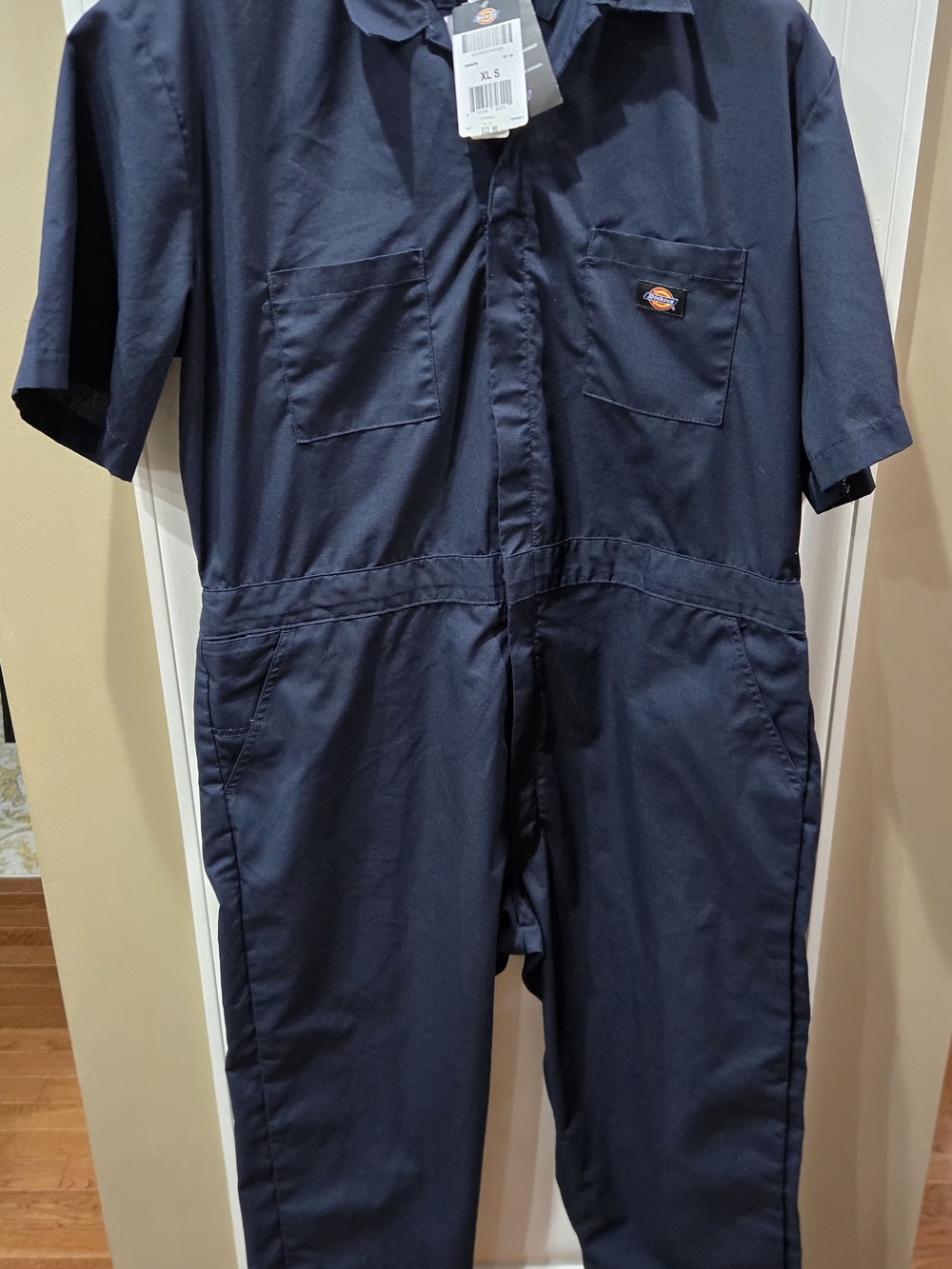 New With Tags Dickies Navy Short Sleeve Coverall Jumpsuit